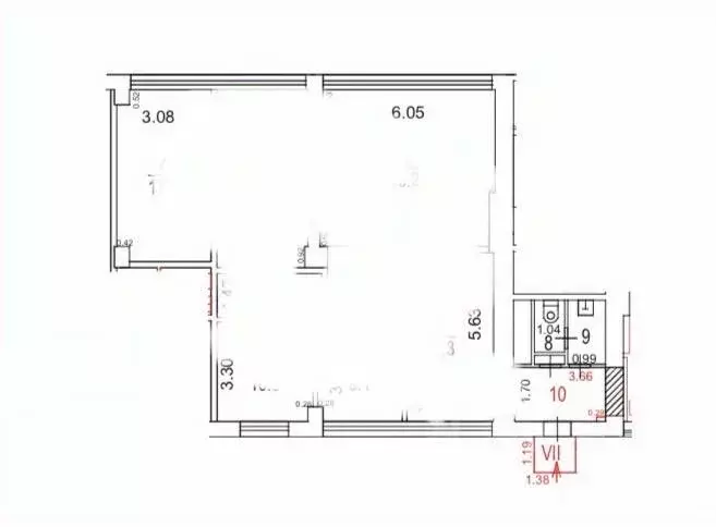 Помещение свободного назначения в Москва ул. Удальцова, 4 (120 м) - Фото 1