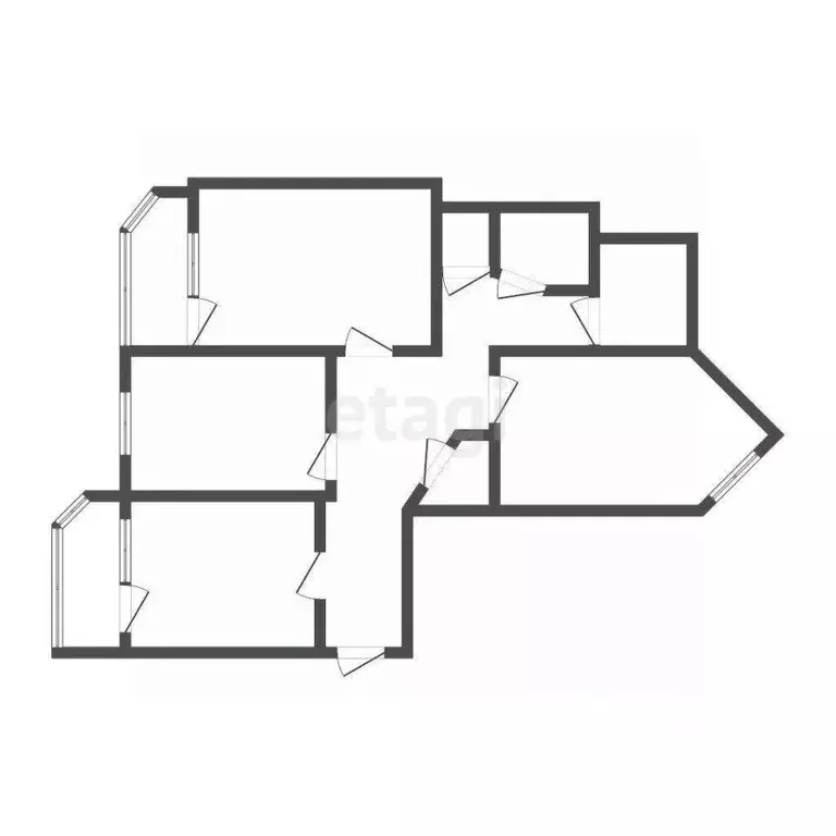 3-к кв. Амурская область, Благовещенск ул. Пушкина, 92 (97.6 м) - Фото 0