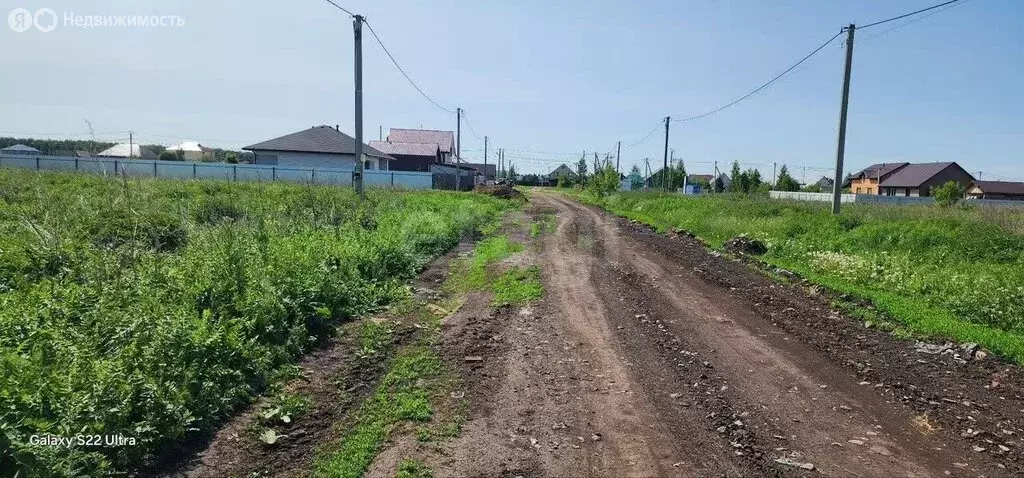 Участок в Тюменский район, деревня Ушакова, Первоцветная улица (8 м) - Фото 0