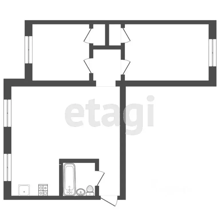 2-к кв. Тюменская область, Тюмень ул. Республики, 86 (55.7 м) - Фото 1