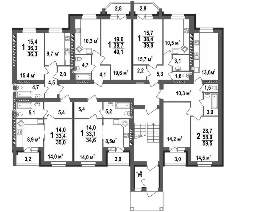 2-к кв. Владимирская область, Ковров ул. 9 Мая, 6 (59.5 м) - Фото 1
