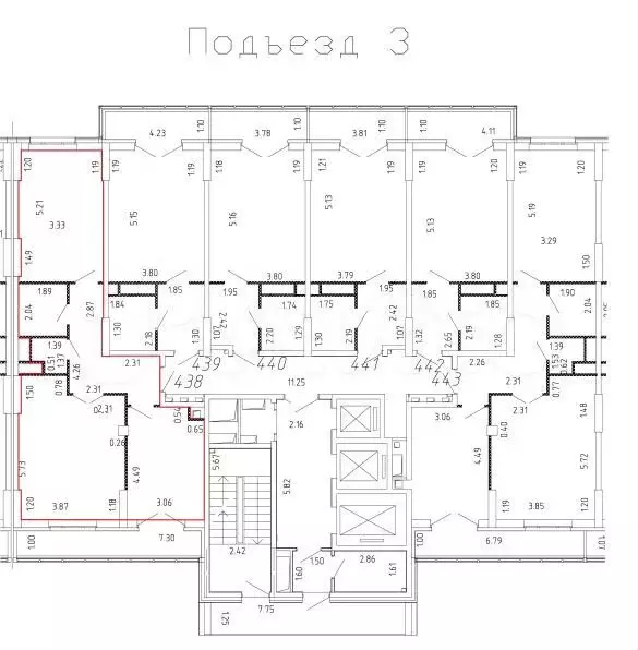 2-к. квартира, 71м, 21/25эт. - Фото 1