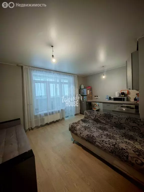 Квартира-студия: Тюмень, микрорайон ДОК, Ботаническая улица, 1 (27.3 ... - Фото 1