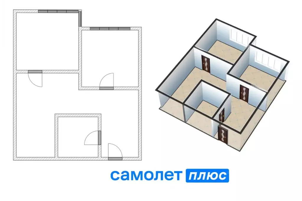 2-к кв. Кемеровская область, Кемерово просп. Притомский, 25 (40.7 м) - Фото 1