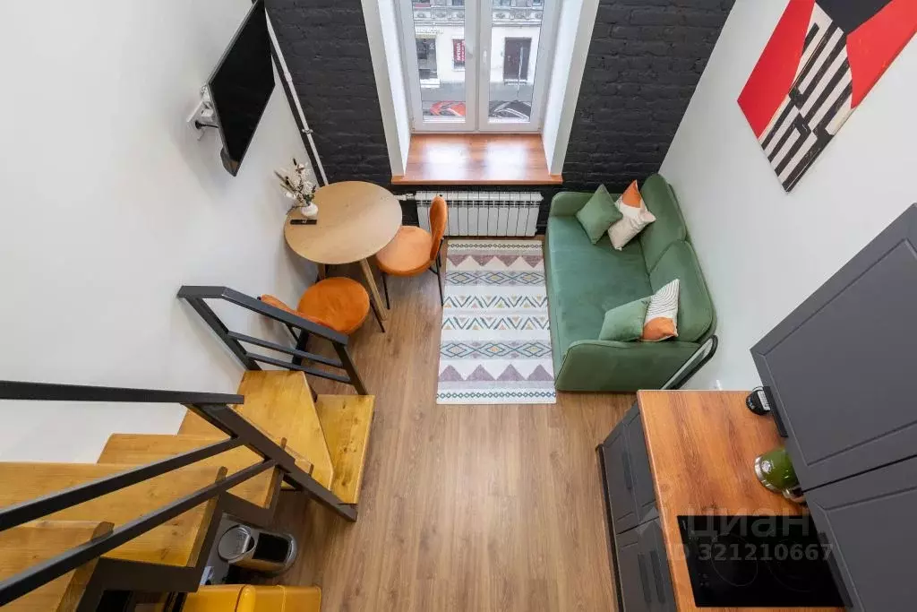 1-к кв. Санкт-Петербург ул. Жуковского, 7-9 (18.0 м) - Фото 1