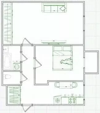 2-к кв. Омская область, Омск ул. Орджоникидзе, 16 (55.5 м) - Фото 1