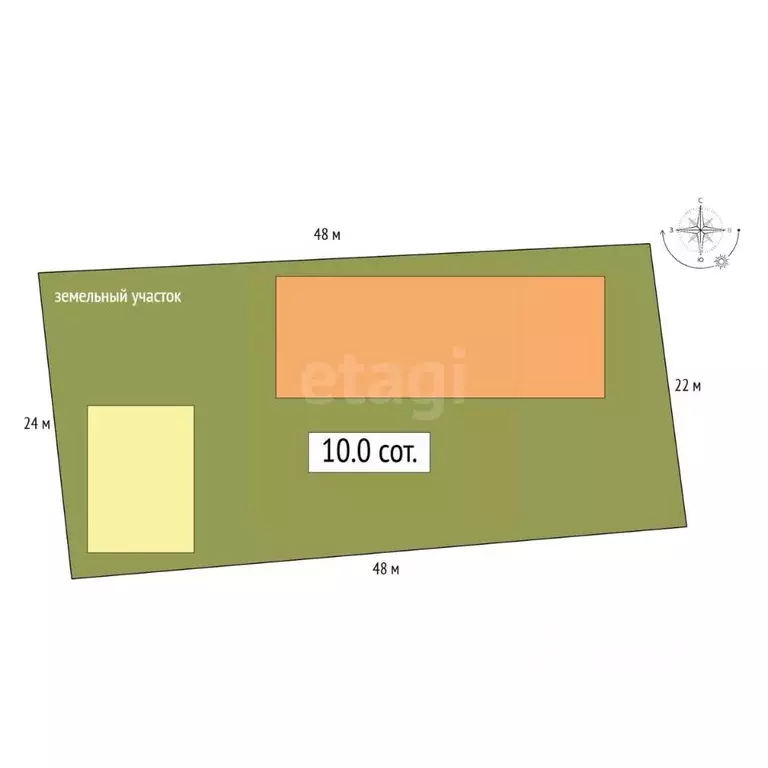 Участок в Алтайский край, Советский район, с. Платово Молодежная ул. ... - Фото 2