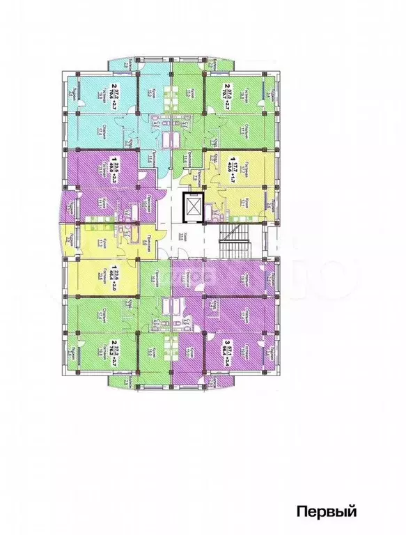 1-к. квартира, 52 м, 4/9 эт. - Фото 1