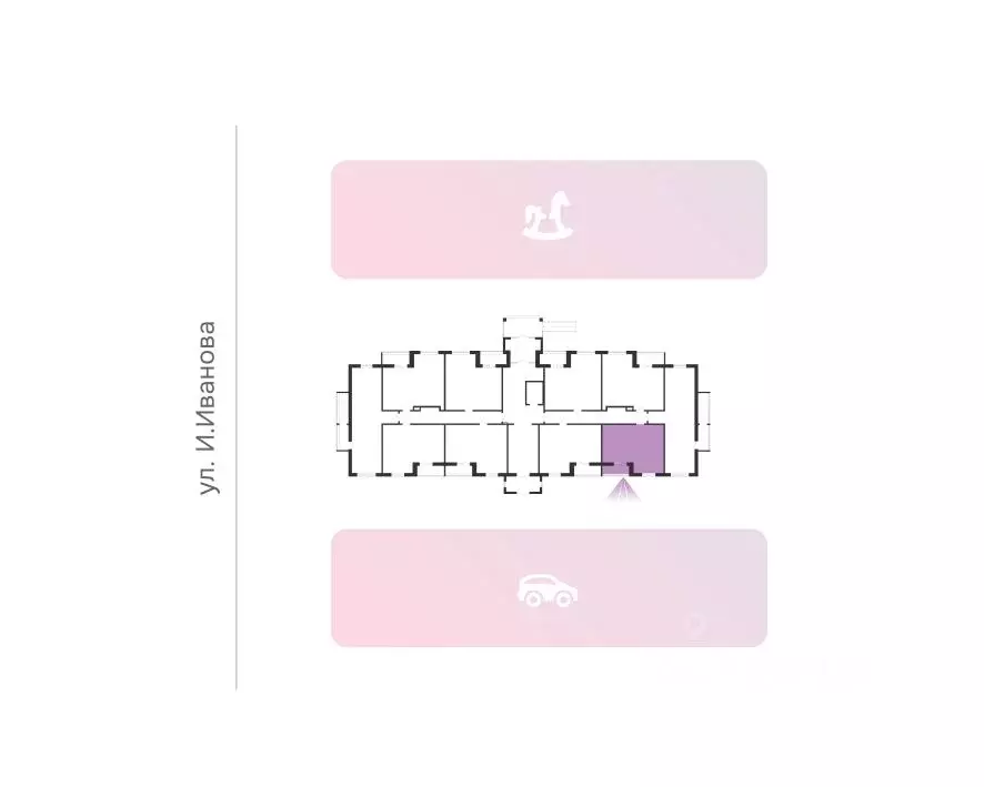 1-к кв. Брянская область, Брянск Медовый кв-л, поз7 (35.13 м) - Фото 2