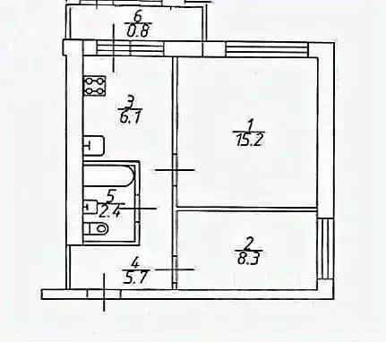 2-к кв. Московская область, Балашиха просп. Ленина, 18 (38.0 м) - Фото 2