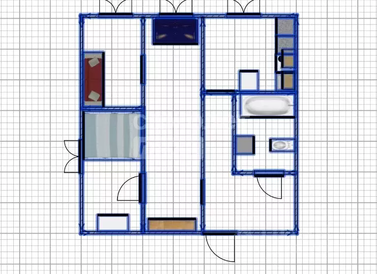 3-к кв. Ульяновская область, Ульяновск просп. Гая, 101 (42.3 м) - Фото 2