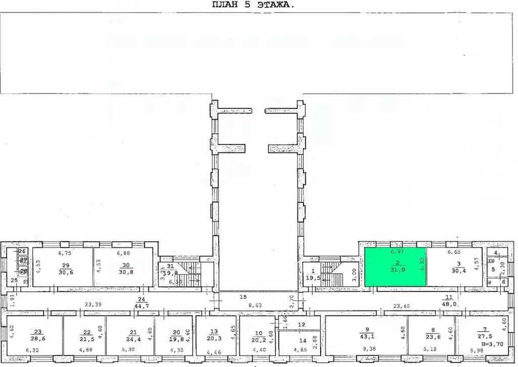 Офис в Волгоградская область, Волгоград ул. Мира, 19 (32 м) - Фото 2