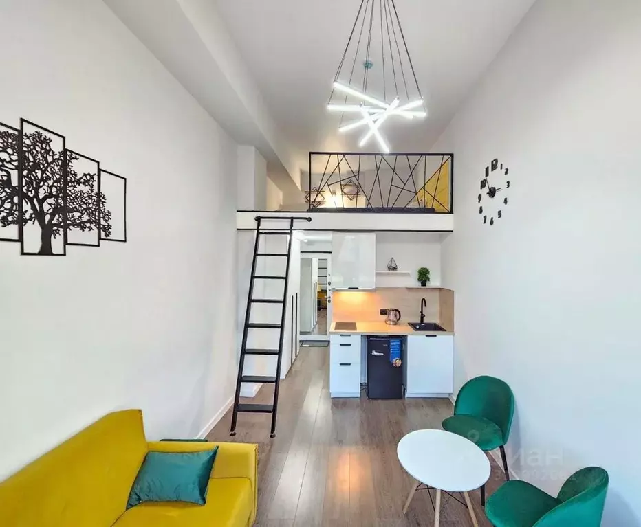 Студия Москва Саратовская ул., 2 (25.0 м) - Фото 1