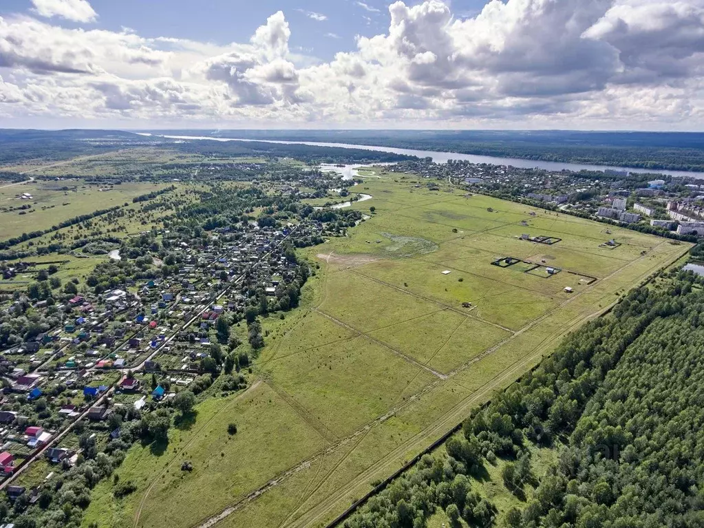 Участок в Пермский край, Пермский район, с. Усть-Качка ул. Широкий ... - Фото 1