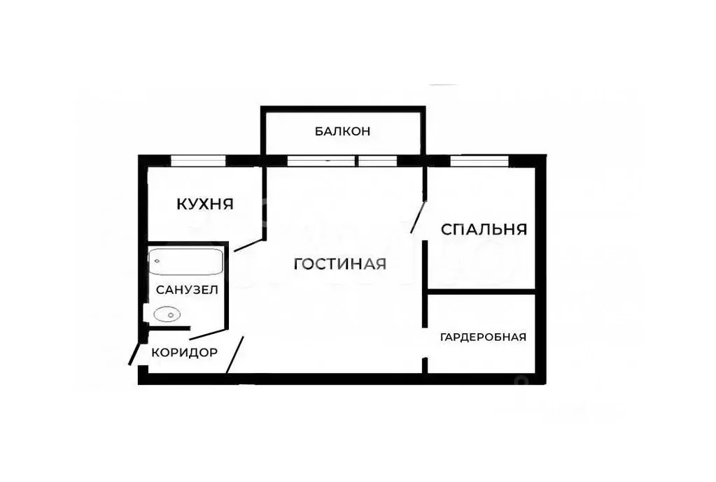 2-к кв. Пензенская область, Пенза Ленинградская ул., 3 (42.8 м) - Фото 1
