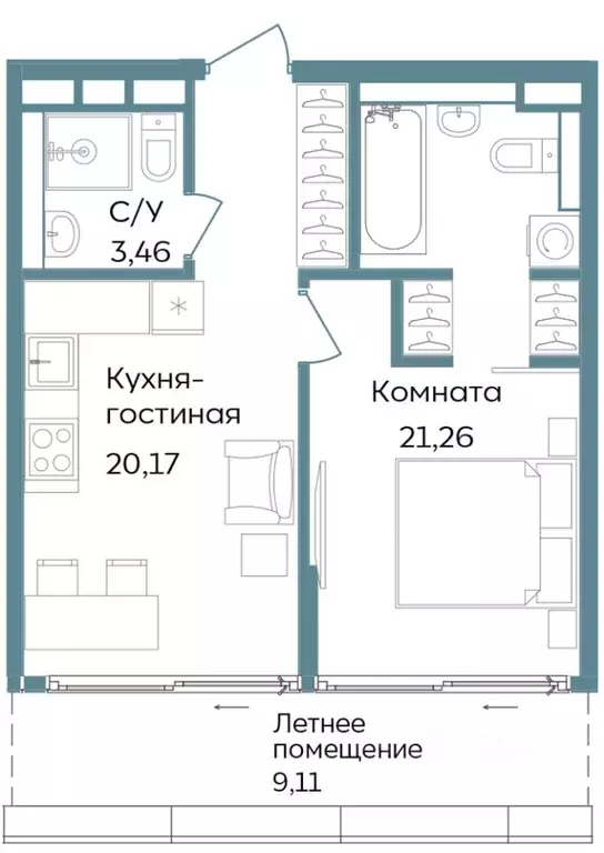 2-к кв. Крым, Саки ул. Морская (54.0 м) - Фото 0