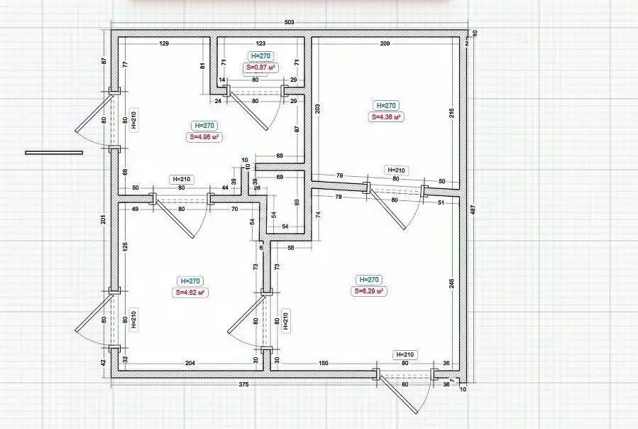 2-к кв. Ингушетия, Магас ул. Эльберта Нальгиева (65.0 м) - Фото 2