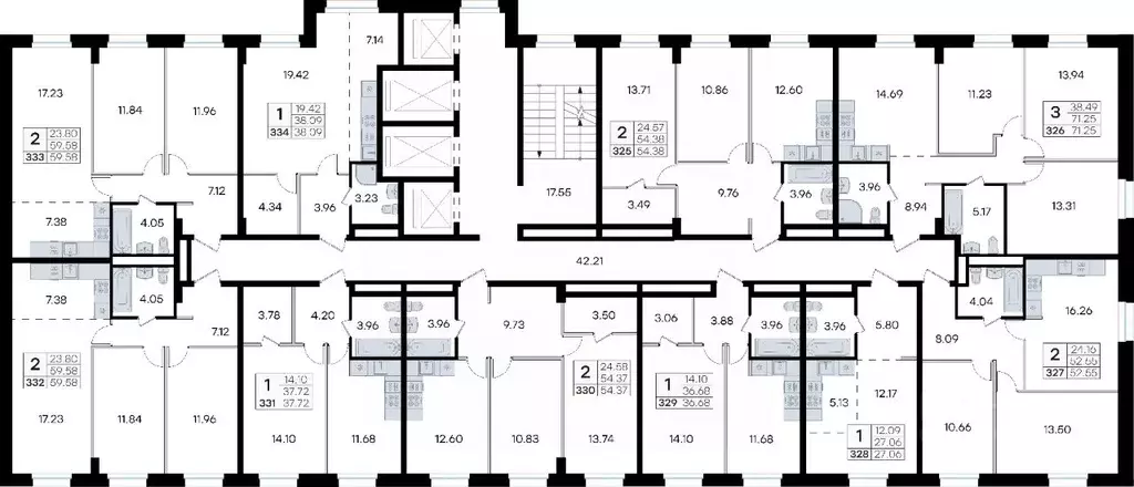 2-к кв. Приморский край, Владивосток ул. Тухачевского (52.55 м) - Фото 2