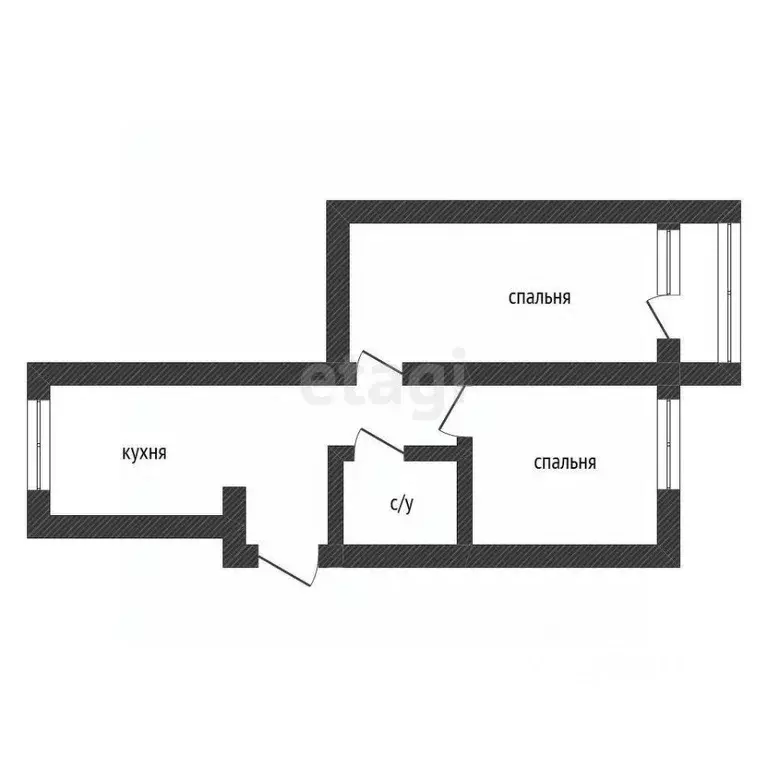 2-к кв. Приморский край, Владивосток Светланская ул., 88 (52.5 м) - Фото 1