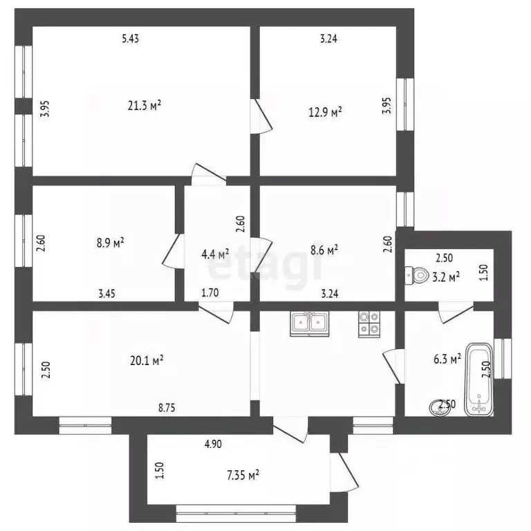 Дом в Крым, Кировский район, Старый Крым городское поселение ул. ... - Фото 2