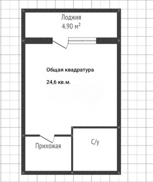 Квартира-студия: Краснодар, улица имени Героя Ростовского, 8 (24.6 м) - Фото 0