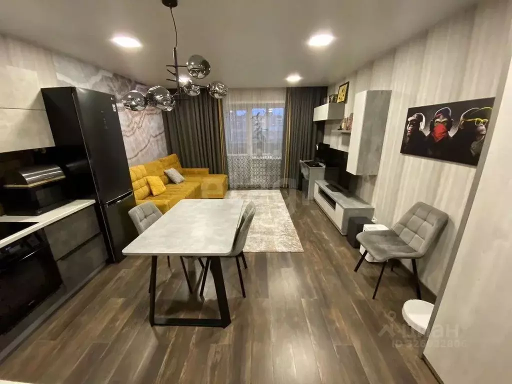 Студия Алтайский край, Барнаул Власихинская ул., 109 (36.9 м) - Фото 1