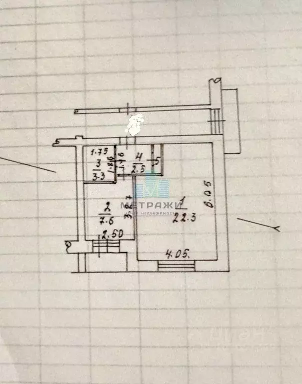 1-к кв. Калужская область, Киров ул. Жмакина, 51А (36.4 м) - Фото 2