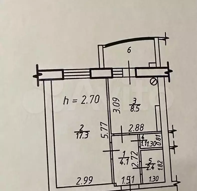 1-к. квартира, 37 м, 3/9 эт. - Фото 0