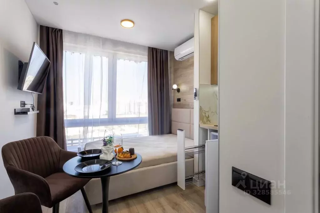 Студия Москва 1-я Магистральная ул., 25 (17.0 м) - Фото 1