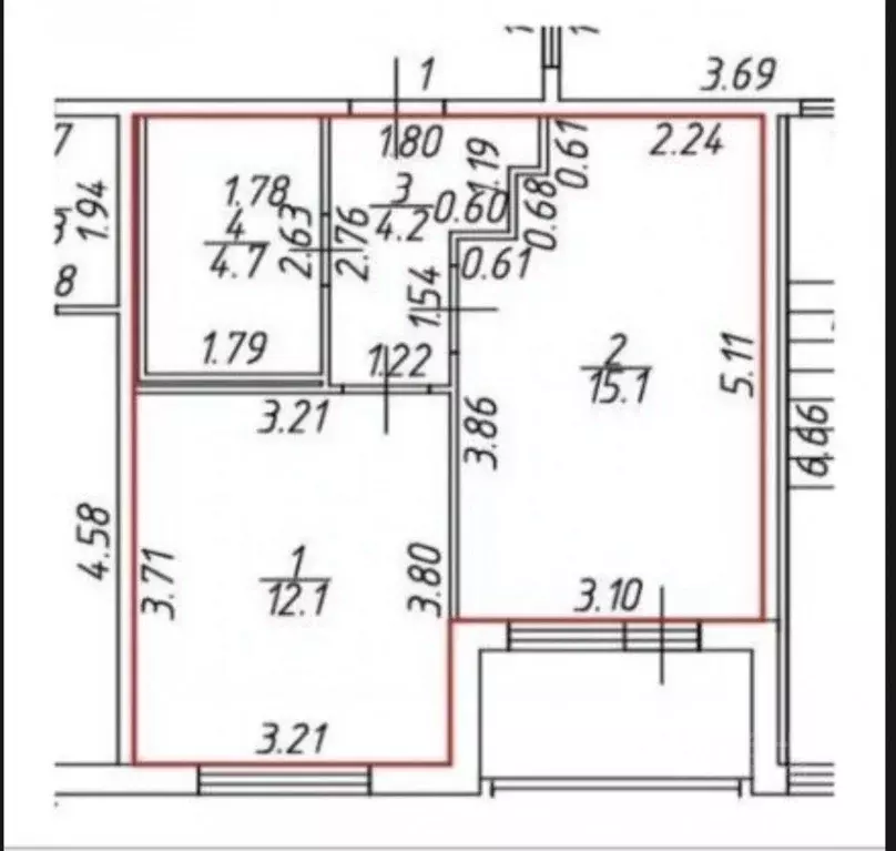 1-к кв. Санкт-Петербург пос. Шушары, ул. Нины Петровой, 7к1 (36.1 м) - Фото 2