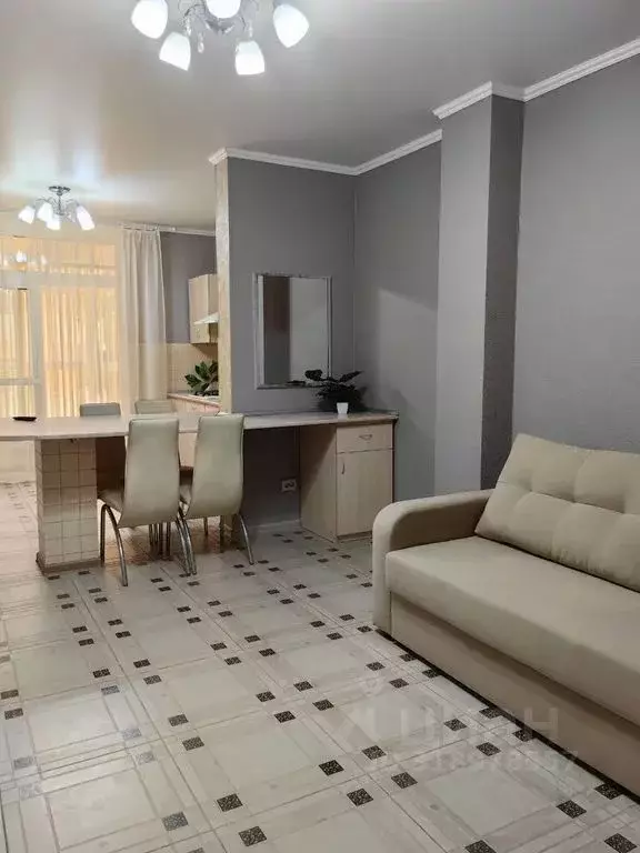 Студия Краснодарский край, Сочи ул. Удачи, 7 (40.0 м) - Фото 1
