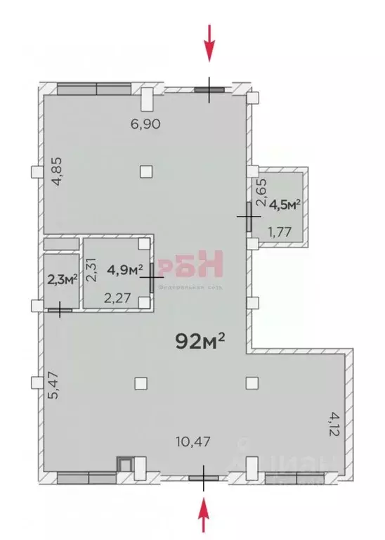Торговая площадь в Тюменская область, Тюменский район, д. Патрушева ... - Фото 2
