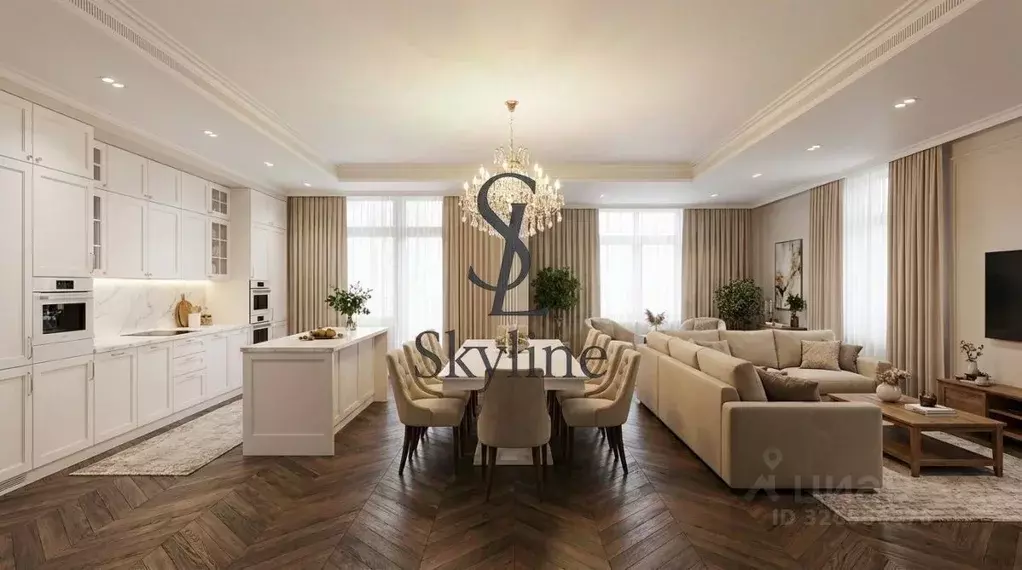 4-к кв. Москва Погодинская ул., 4 (202.0 м) - Фото 1