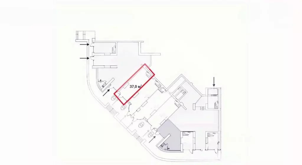 Помещение свободного назначения в Москва Ярцевская ул., 27к1 (37 м) - Фото 2