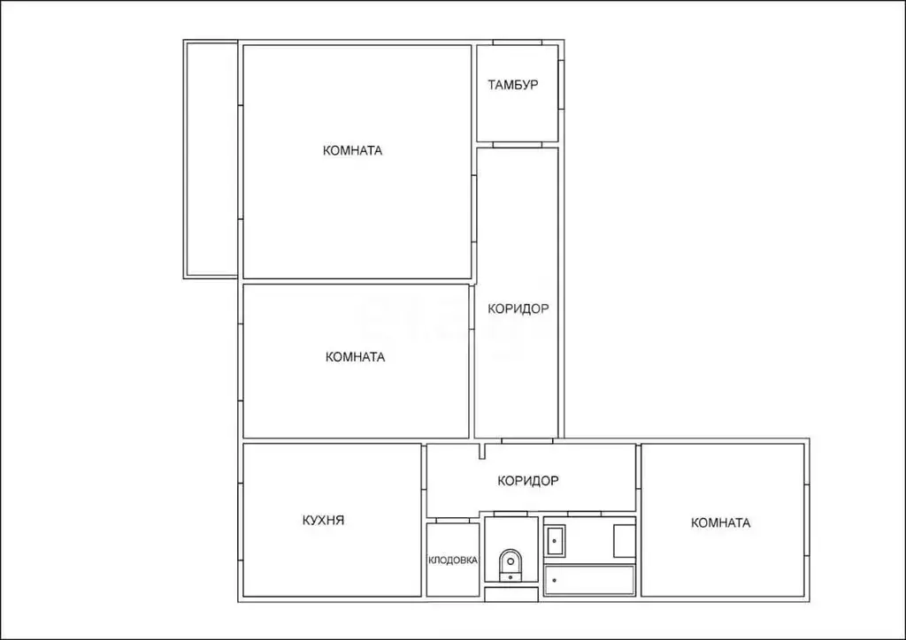 3-комнатная квартира: Курган, жилой район Заозёрный, 6-й микрорайон, ... - Фото 1