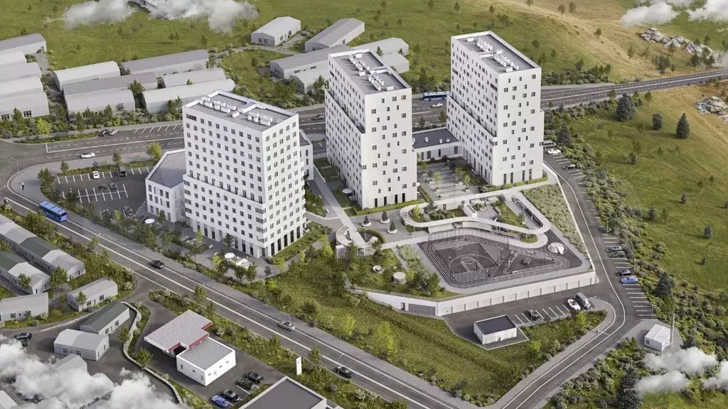 1-к. квартира, 46,5 м, 3/12 эт. - Фото 1