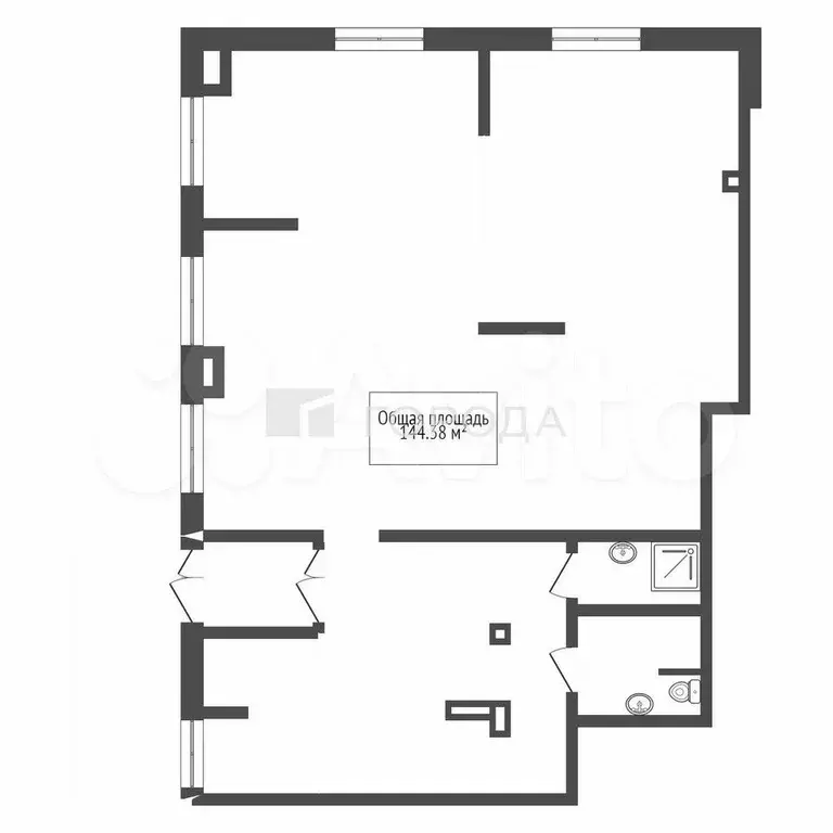 Продам помещение свободного назначения, 144.3 м - Фото 0