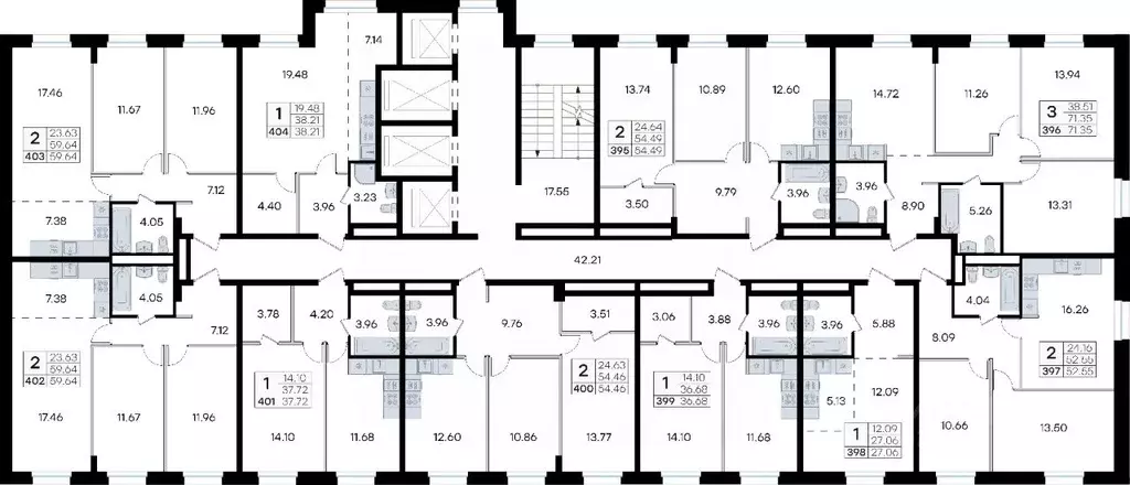 2-к кв. Приморский край, Владивосток ул. Тухачевского, 80 (52.55 м) - Фото 1