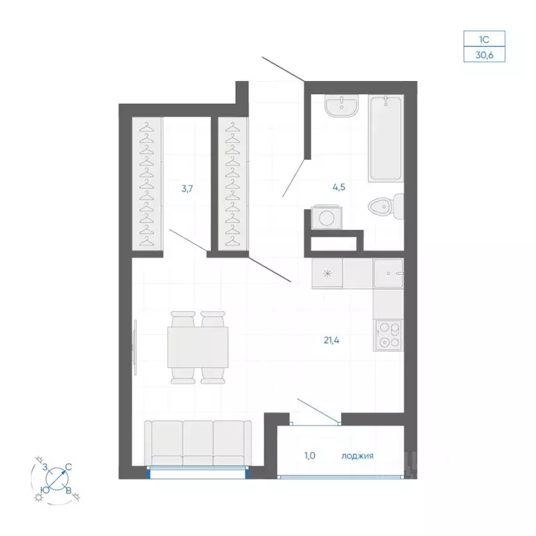 Студия Свердловская область, Екатеринбург ул. Вильгельма де Геннина, ... - Фото 1