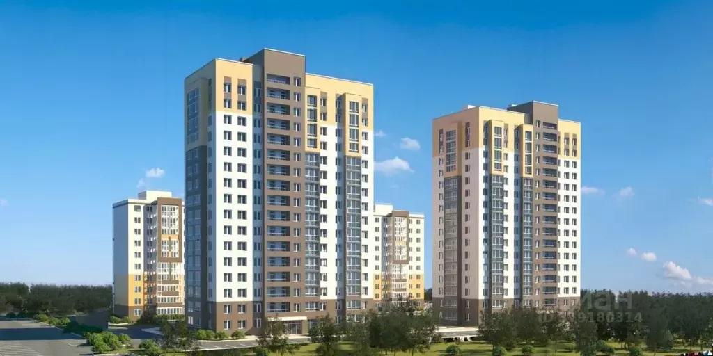 1-к кв. Омская область, Омск Волгоградская ул., с3 (43.22 м) - Фото 1
