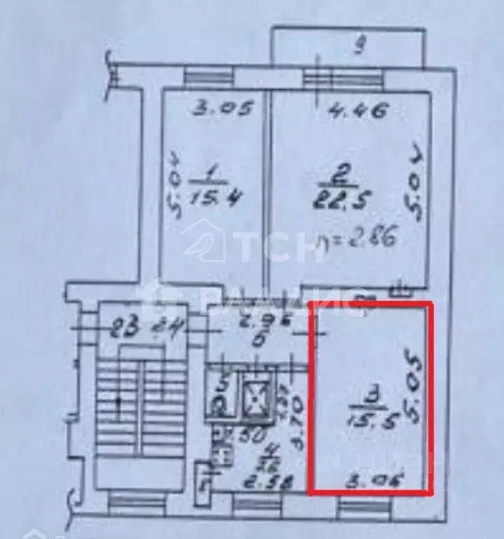 Комната Московская область, Королев проезд Воровского, 1 (22.6 м) - Фото 2