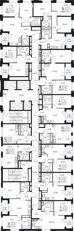 1-комнатная квартира: Нижний Новгород, ЖК Глоракс Левобережный (33.6 ... - Фото 2