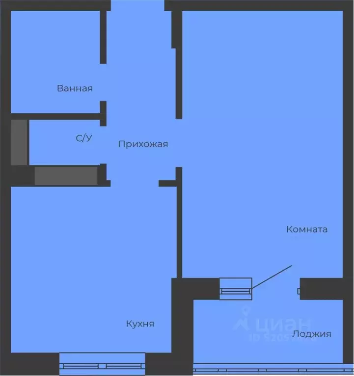 1-к кв. Пермский край, Пермь ул. 40-летия Победы, 8А (37.7 м) - Фото 0