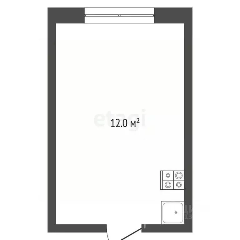 Комната Тюменская область, Тюмень ул. Котовского, 13 (12.0 м) - Фото 2