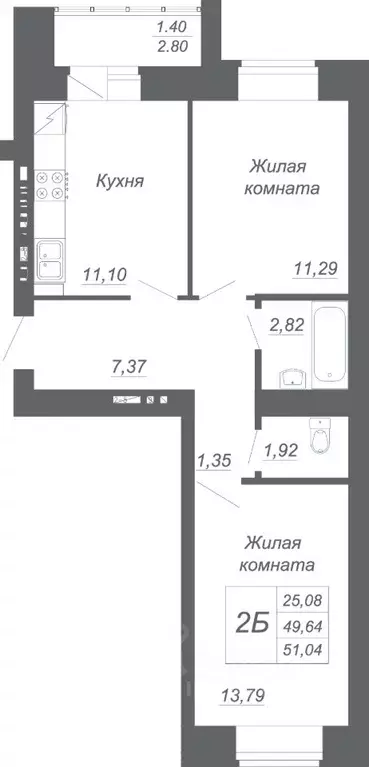 2-к кв. Татарстан, Зеленодольский район, Осиновское с/пос, с. Осиново ... - Фото 0