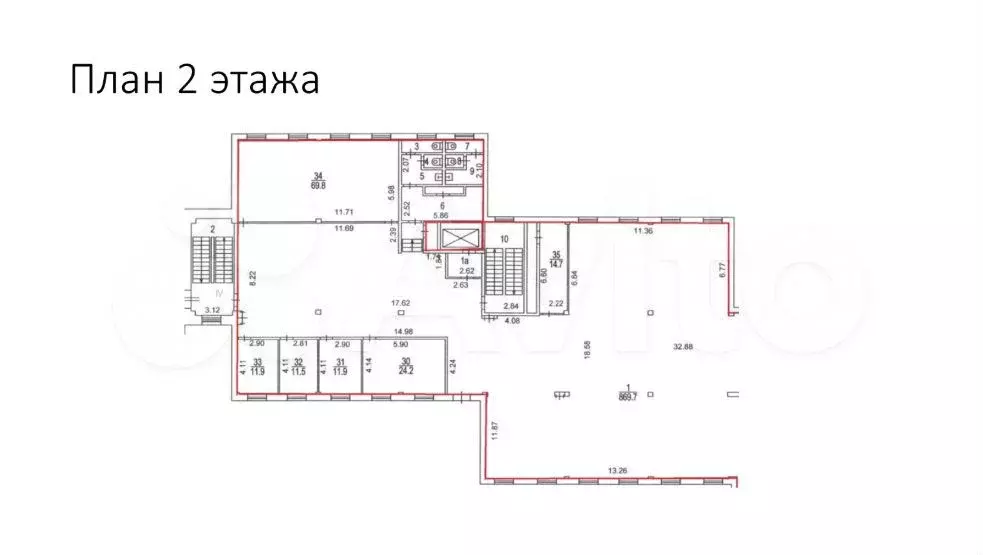 Офис (B) 872,3 м в бизнес-центре «Кулон Билдинг - Фото 0