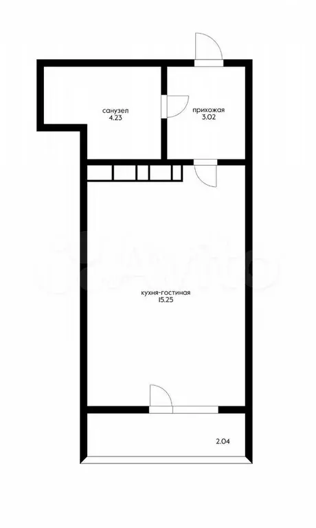 Квартира-студия, 22 м, 3/16 эт. - Фото 0