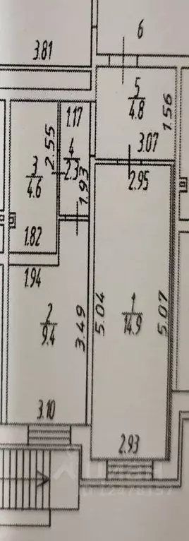 1-к кв. Санкт-Петербург ул. Чарушинская, 8 (36.0 м) - Фото 1