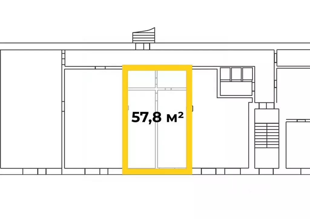 Офис в Удмуртия, Ижевск ул. Гагарина, 1к1 (58 м) - Фото 1
