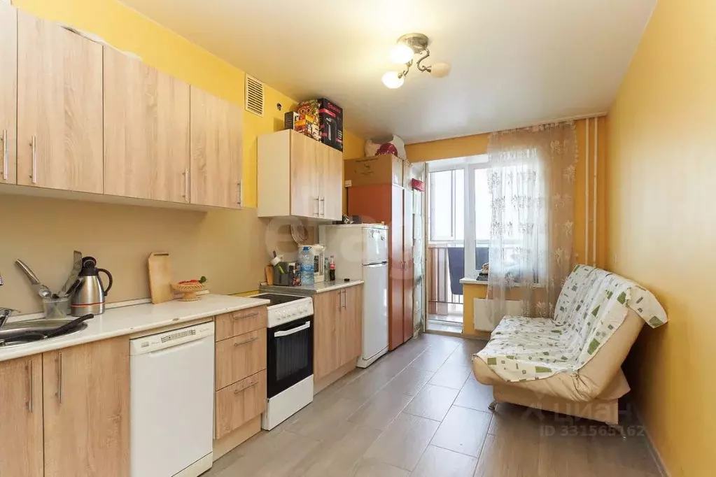 1-к кв. Тюменская область, Тюмень Ставропольская ул., 97 (36.9 м) - Фото 1